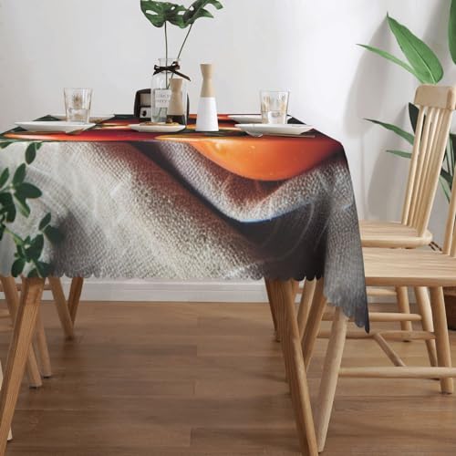 Nappe rectangulaire imperméable de cuisine résistante à l'huile pour table - 3