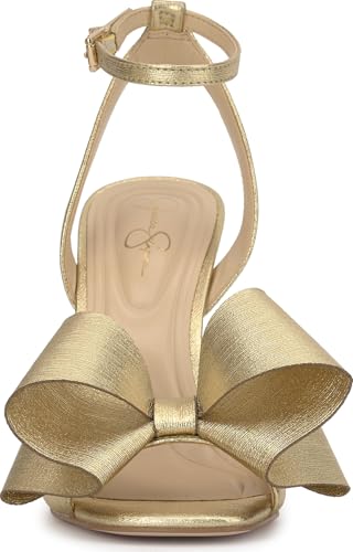Jessica Simpson Womens Olivine Bow Satin Ankle Strap2