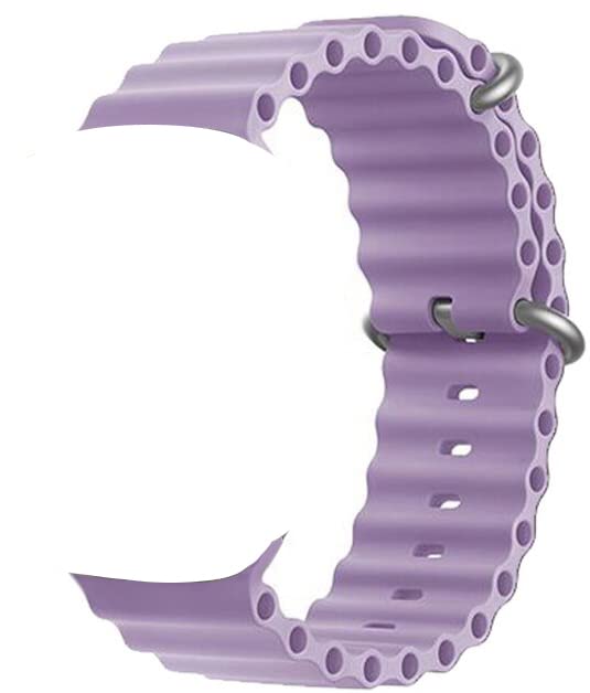 Image of IBS Ultra Seris 8 Smart Watch Men Two Watch NFC Door Unlock Smartwatch Bluetooth Call Wireless Charge Fitness Bracelet (Rubber Strap Ultra-Lavender (RSUL))