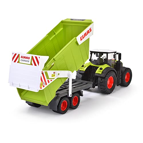 Dickie Toys - CLAAS Traktor mit Anhänger (64 cm) - großer Spielzeug-Trecker mit Freilauf-Mechanik für Kinder ab 3 Jahren… – Bild 3