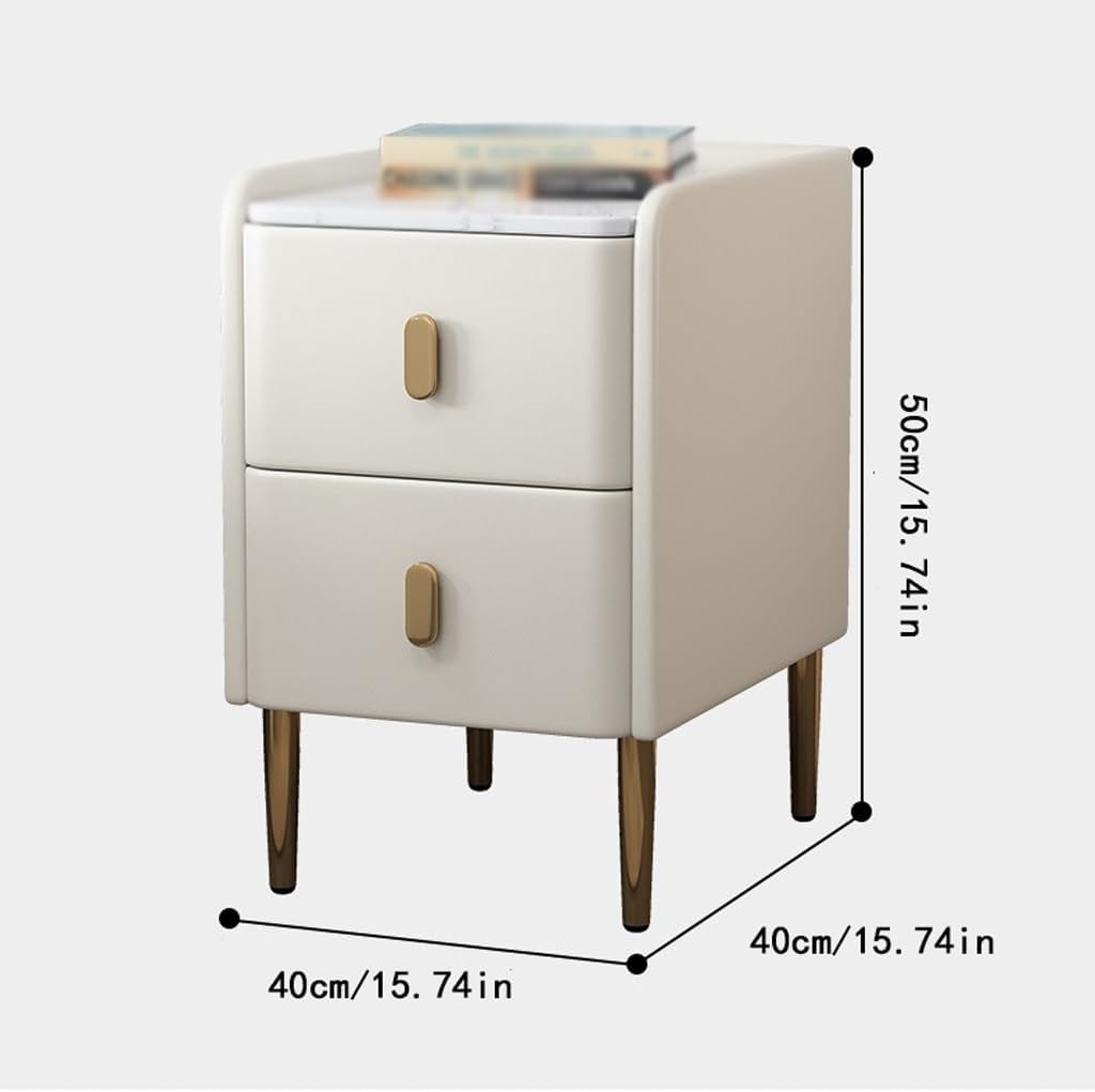ベッドスタンド ソリッドウッド ベッドサイドテーブル、モダンでシンプルなマスターベッドルーム収納キャビネット、小さなベッドサイド収納