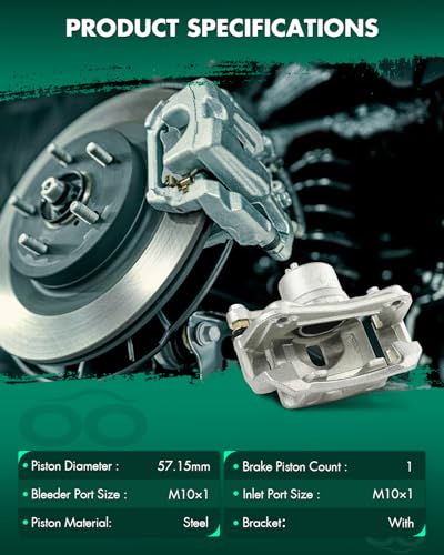 Image of SCITOO 19B6791 Front Right Disc Brake Caliper w /Bracket Fit For Hyundai For Elantra GT 2013-2017,For Hyundai For Veloster 2012-2017,For Kia For te5 2014-2018, Single Piston