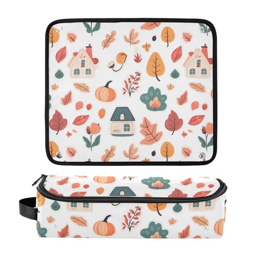 Bolsa organizadora portátil para herramientas de cabello con diseño mármol, resistente al calor para planchas, rizadores y accesorios de cuidado capilar miniatura 3