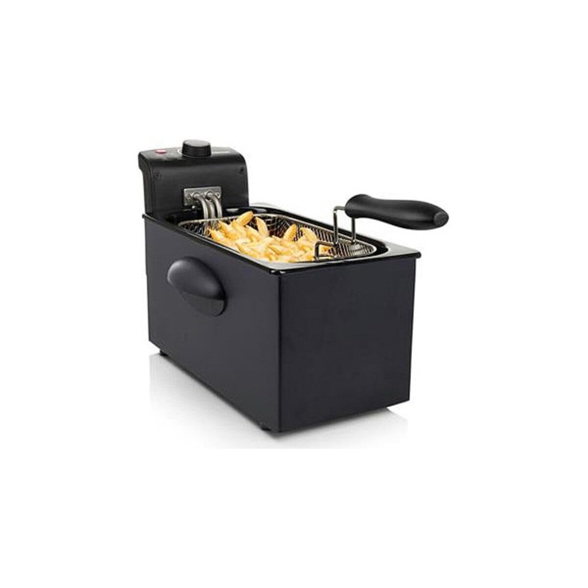 Tristar - Freidora inoxidable negra 3 litros 6898PR