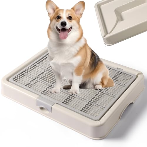 Smart Paws Pet Training Tray with Collector Dog Toilet Puppy Training Pads Holder (Grey)