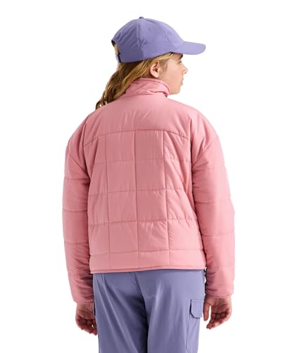 Image of THE NORTH FACE Girls Reversible Shasta Full Zip Jacket | Puffer Coat With Synthetic Insulation, Fleece Lined, Water Repellent