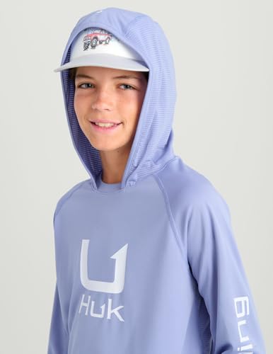 HUK Boys' Icon Hoodie, Fishing Shirt with Sun Protection for Kids3