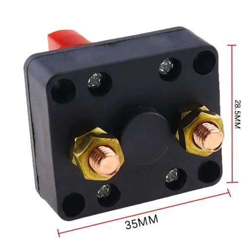 Aislador de batería de coche 12V 100A desconectador mini camión 5