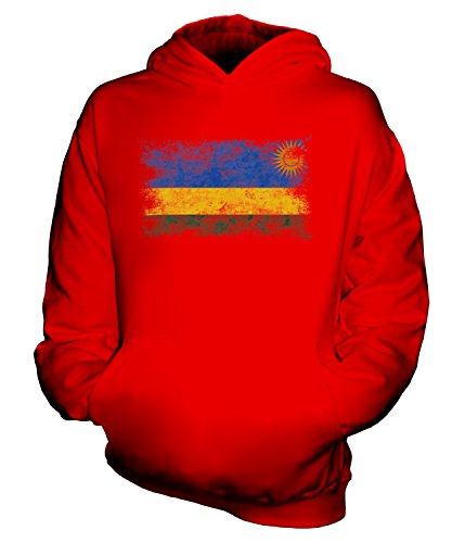 Sweat à capuche Rwanda délavé Candymix pour enfant fille et garçon