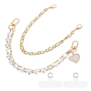 Salbsever Elegance Perlen-Handy-Armband 2er Set