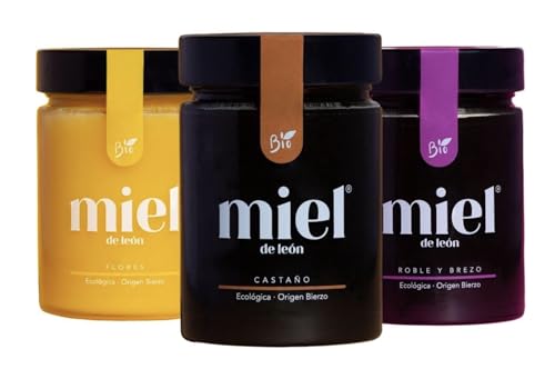 Miel pura de Abeja. Pack de 3 Mieles. 1) Miel de Flores...