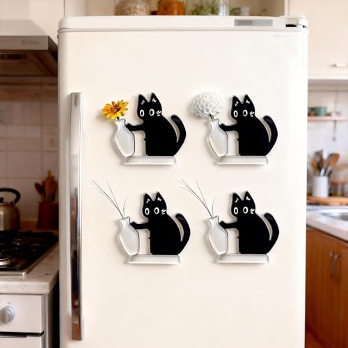 Porta Bigotes de Gato Magnético de Acrílico - Set de 4 miniatura 6