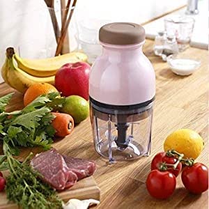 BHRAKUTI Multipurpose Food Chopper, Food Processor, Mini Blender, Mixers & Grinder, Capsule Cutter Quatrain Mini Electric - 0.50 Watts