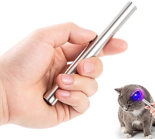 Portable Wood’s Lamp, Light Pet Fungus Detection Veterinary Pocket Vet Professional Set with Magnetic Back Cover for Cat Dog Moss Detection