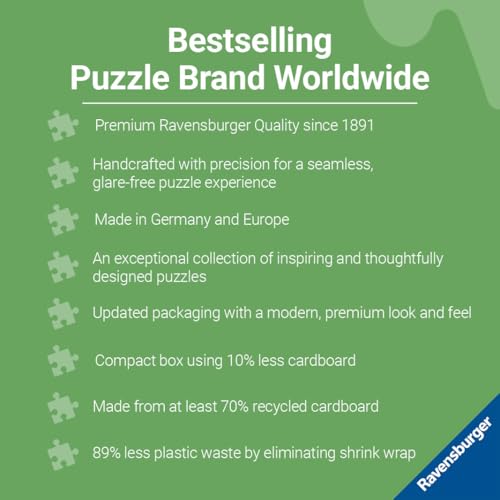 Ravensburger Cat Nap 14966 500 Piece Large Pieces Jigsaw Puzzle for Adults, Every Piece is Unique, Softclick Technology Means Pieces Fit Together Perfectly