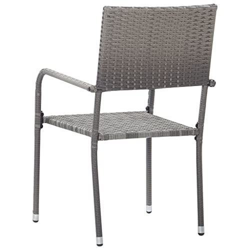 Chaises de jardin empilables robustes pour petits balcons - 7