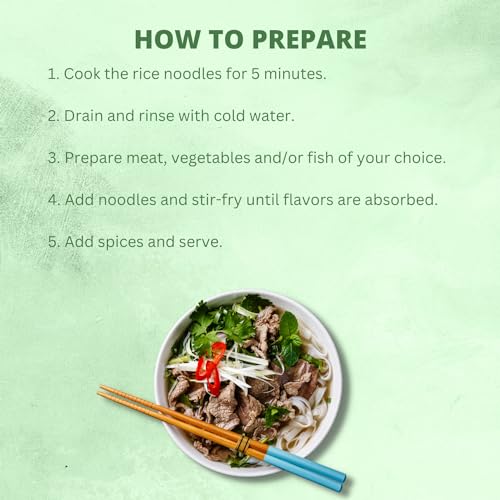 BAMBOO TREE Rice Noodles 5 Mm., 400 g - Pack of 4