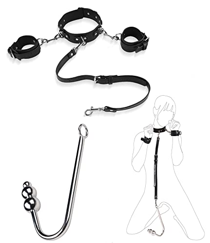 Ensemble de bondage sexuel BDSM JINGHUA3 avec crochet anal et menottes