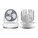 QINGD Ventilatore a circolazione d'Aria - Ventilatore da scrivania Silenzioso Portatile | Ventilatore a circolazione Silenzioso Portatile, Funzione di Oscillazione Verticale e Orizzontale, Piccola