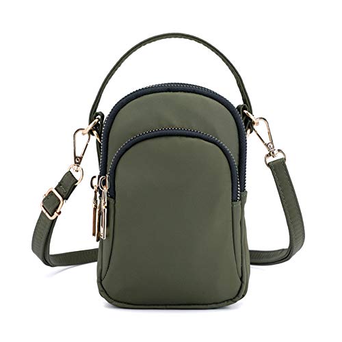Soulitem - Bolso Cruzados para Mujer Verde Militar