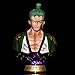 WISHVYQ One Ped Anime Model Monkey D. Luffy Roronoa Zoro Busto Muñeca Luminosa Versión Escultura Decoración Estatua Muñeca Modelo Modelo Altura de Juguete 16.5cm