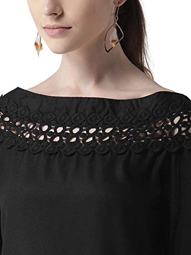 Image of Style Quotient Women Solid Viscose Rayon Smart Casual top