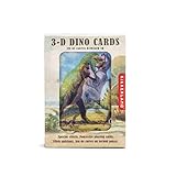 Kikkerland 3-D Dinosaurs - Lenticular Playing Cards
