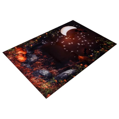 DOITOOL Paño De Fondo De Fotografía De Halloween Fondo De La Foto Tapiz De Calabaza Paño De Fondo Fotográfico Fondo De Estudio Decoraciones De Fiesta Accesorio De Estudio Colorful