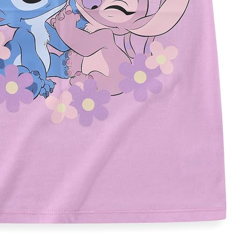 Image of Disney Lilo & Stitch Angel Girls Short Sleeve T-Shirt for Big Kids