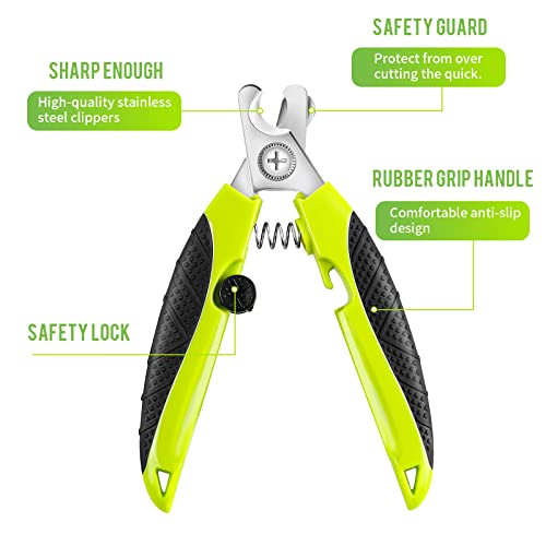 WallEgo Profi Krallenschere für Hunde, Große & Mittelgroße Haustiere krallenschleifer Mit Nagelfeile, Hohe Qualität krallenschneider Katzen