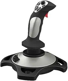 Controle Joystick Flight Simulator para PC que oferece resposta de controle suave e desempenho confiável durante jogos de voo