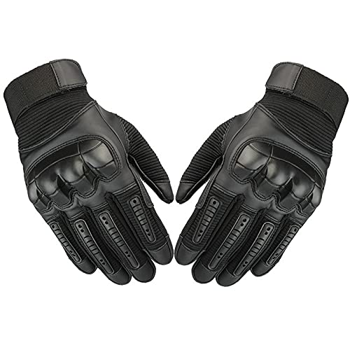 Fahrradhandschuhe Leder Motorradhandschuhe Touchscreen Motocrosshandschuhe Getriebe Moto Biker Racing Hard Knuckle Volle Finger Handschuh Herren motorradhandschuhe 271