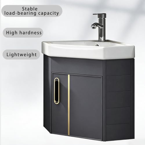Mueble de baño suspendido blanco ideal para aseos de cortesía elegantes 5
