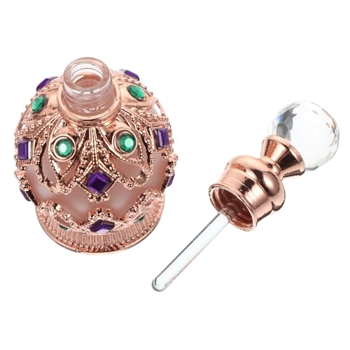 BESTOYARD 15ml�e�ʂ̃S�[���h��̍����r �l�ߑւ��\�ȃK���X�������f�B�X�y���T�[ �G���K���g�A���e�B�[�N�ȑ����p���[�V�����f�B�X�y���T�[ �o�j�e�B�e�[�u����o�����^�C���f�[�ɍœK �����_���J���[