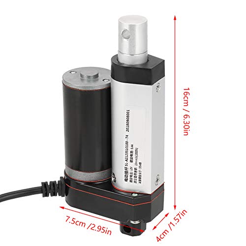 Actuador lineal de 1000N para solucionar la elevación de cargas con 12V 2