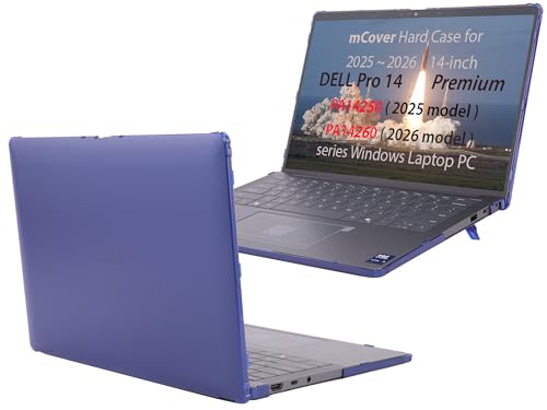 Funda Dell Pro 14 Premium PA14250 PA14260 carcasa rigida mCover azul 14''