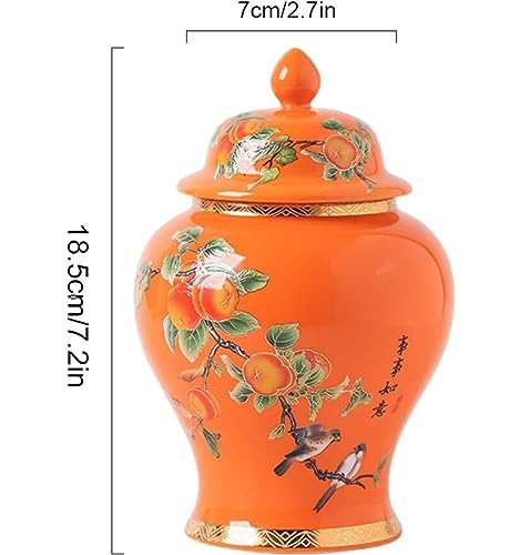 Pot de stockage de thé en céramique blanche pot de gingembre décoratif - 3