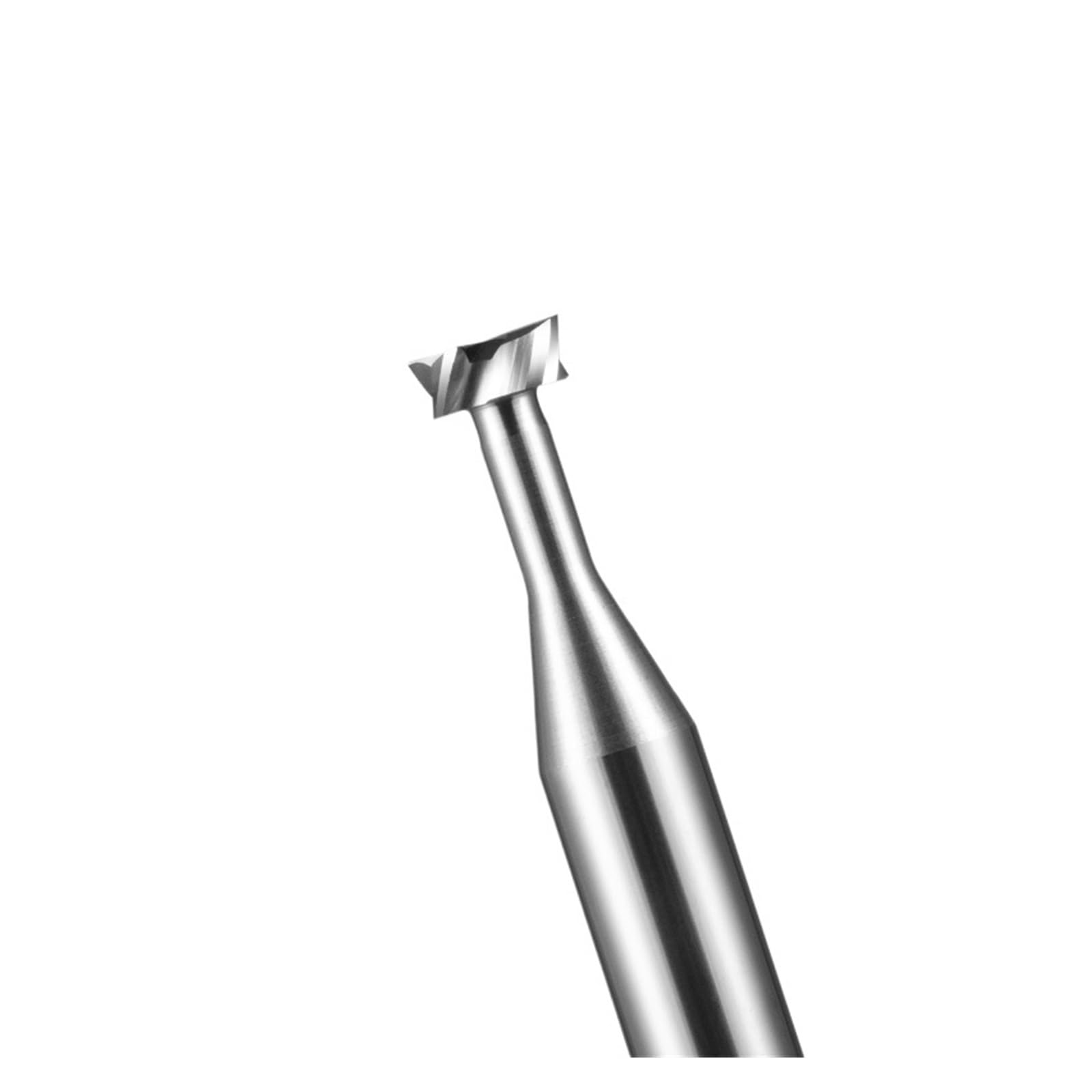 Fresa con ranura en T HRC60, herramienta de mecanizado de precisión de aleación de acero de tungsteno(D6x1hxd2.5x8hxd6x50l 2pcs)