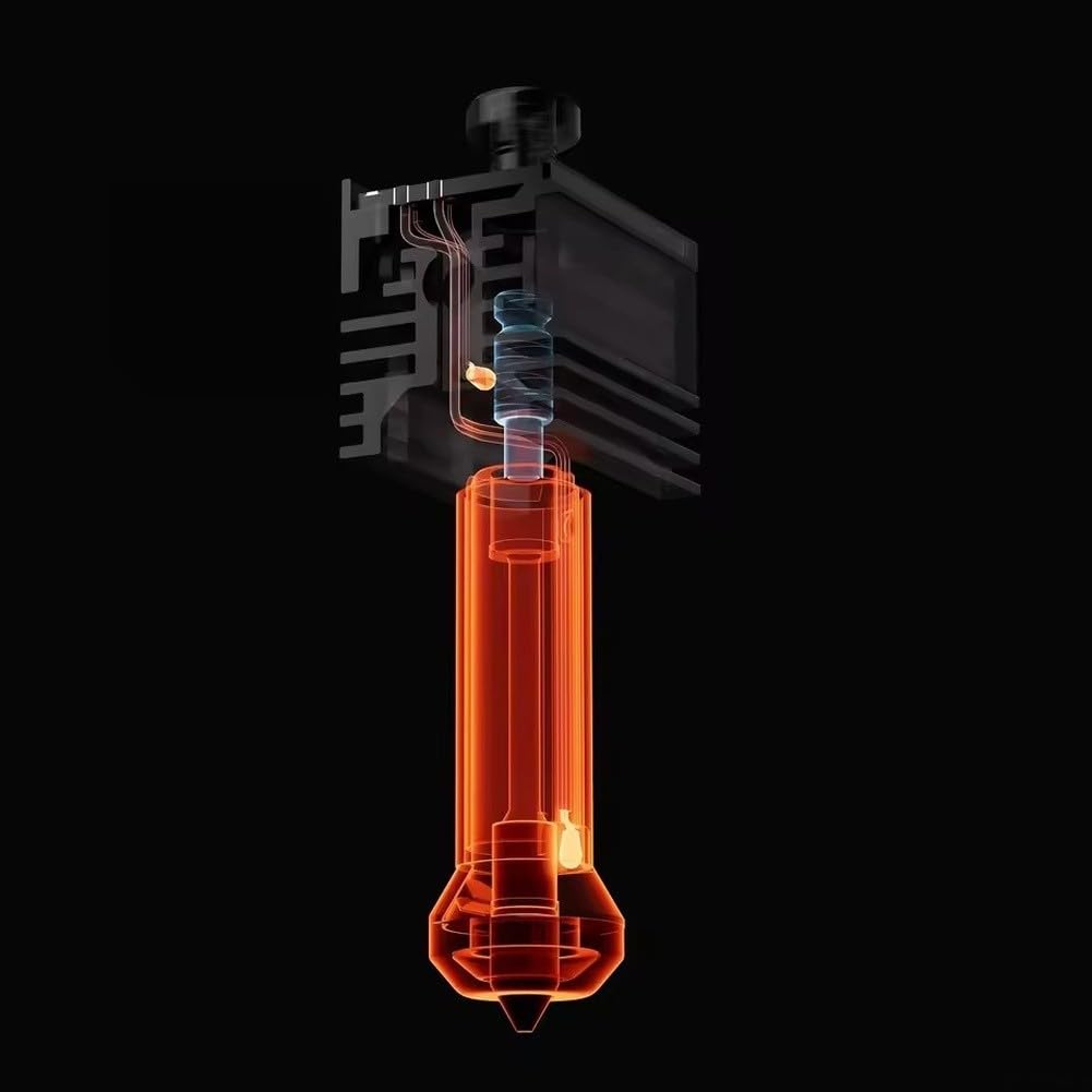 Extremo caliente de inducción H2C para impresora 3D, posición derecha, soporta múltiples diámetros de boquilla de 0,2 mm, 0,6 mm, 0,8 mm
