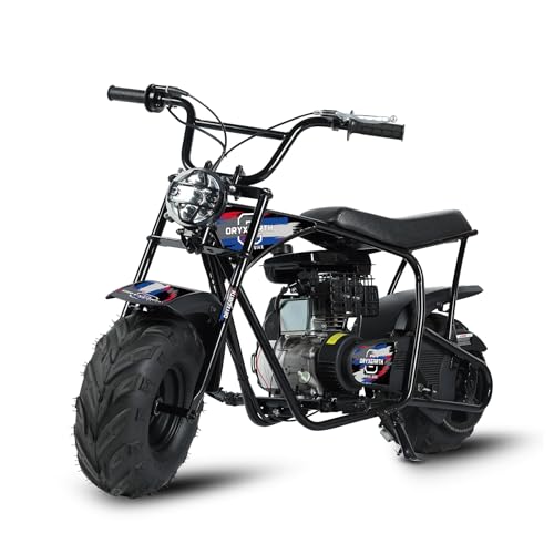 Oryxearth 105CC 4-Stroke Gas-Powered Mini Dirt Bike with LED Headlight for Kids with EPA-Certified Off-Road Motorcycle 28 MPH Speed 185 LB Weight Capacity