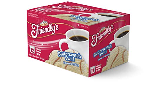 k cup 12 count coffee - Friendly's Flavored Ice Cream Coffee Pods, Compatible with Keurig K Cup Brewers (Butterscotch Swirl, 12 Count)