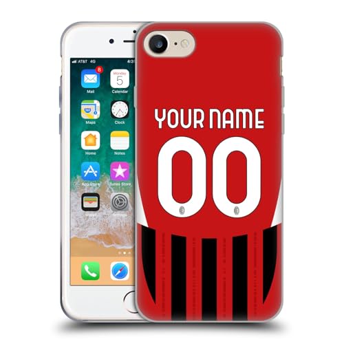 Coque AC Milan iPhone 7 8 SE personnalisé kit 2024/25 protection militaire