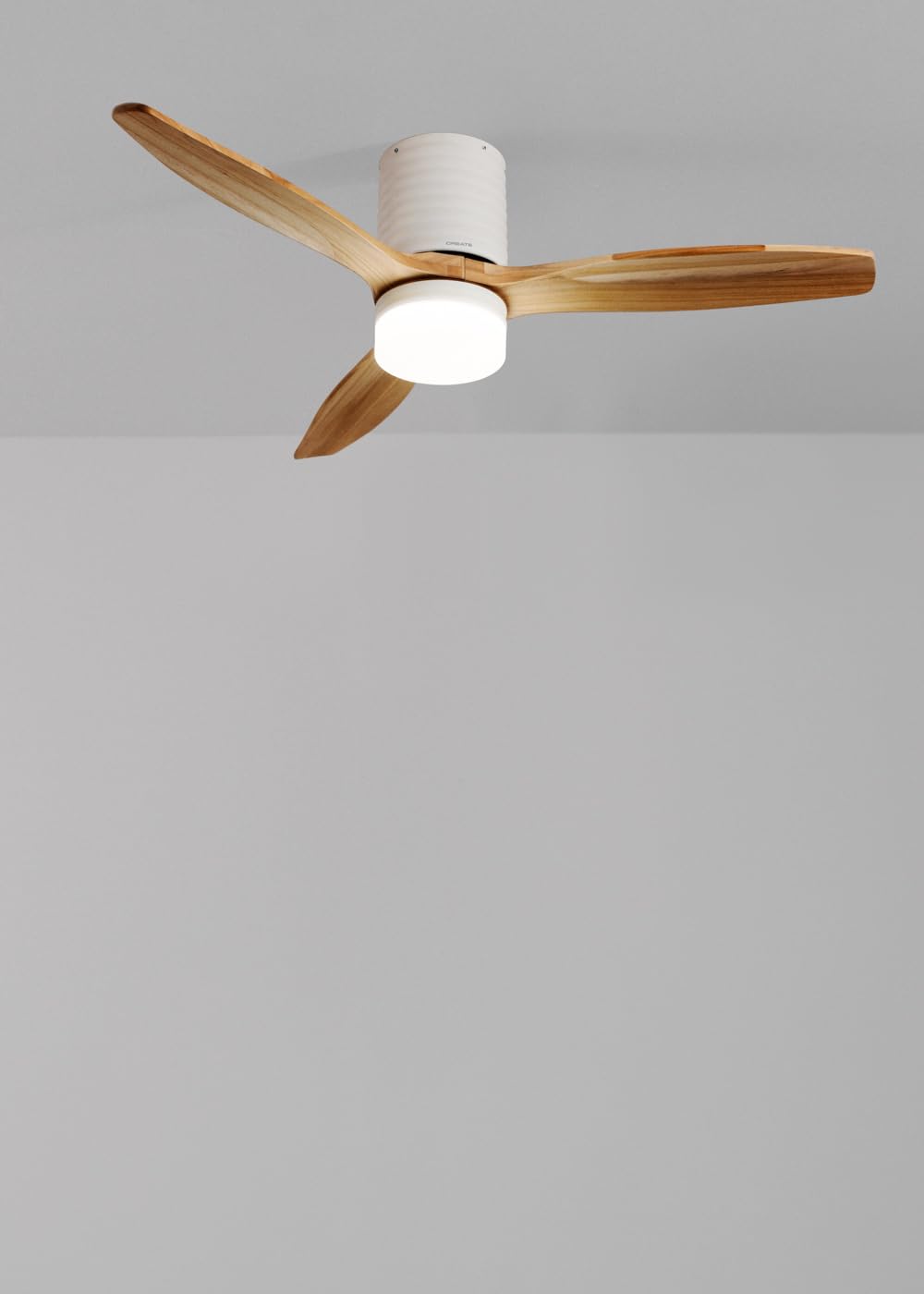 Ventilateur Plafond CREATE Avec Lumière LED - Ø132 Cm - Télécommande - 6 Vitesses - Fonction Été/Hiver