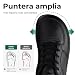 Imagen de SAGUARO Barefoot Mujer Zapatillas Hombre Ligeras y Cómodas Deportivas Casual Calzado Minimalistas Antideslizante Zapatos Descalzos para Diario Urbano Caminar Negro Talla 41 EU