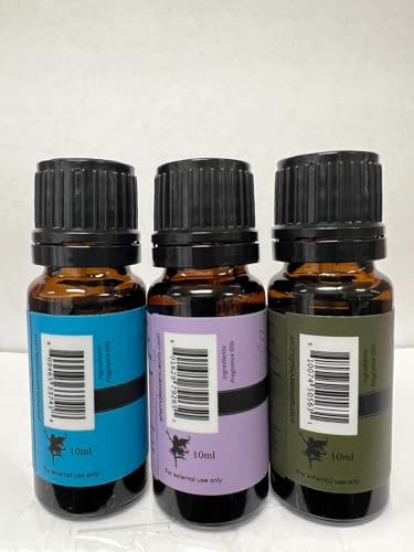 Image of Trio (3) - Eucalyptus, Lavender Chamomile & Frankincense - Premium Fragrance Oil Trio - 10ML