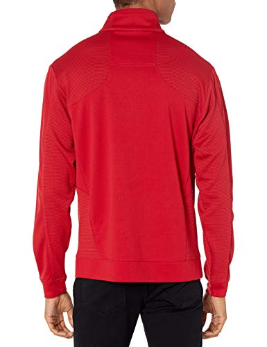 image for Cutter & Buck Men's CB Drytec Edge Half Zip, Cardinal Red, Large