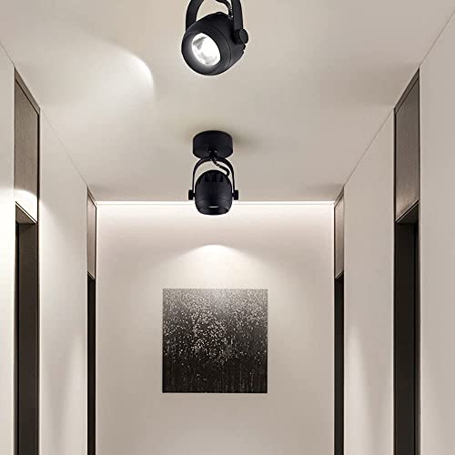 Spot de plafond design noir d'accentuation haut de gamme - 2