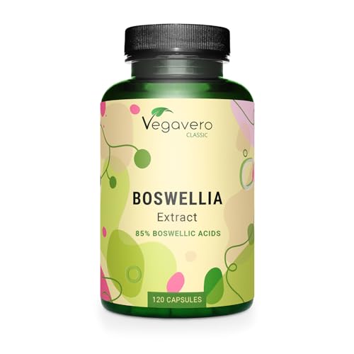 Vegavero BOSWELLIA SERRATA | 9450 mg 15:1 Extract 85% Boswellic Acids | NO Additives | Indian Frankincense Gum Resin Extract | Supports Healthy Bones and Joints | 120 Capsules | Vegan