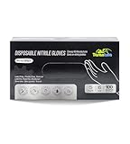 Tarantula 6-mil Black Disposable Nitrile Gloves,...