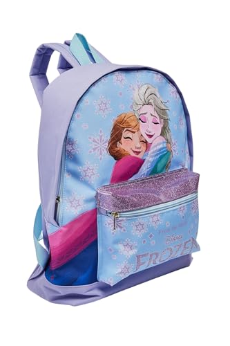Disney Frozen Backpack – Anna & Elsa School Bags for Girls with Front Pocket – Travel Sports Rucksack Bag.